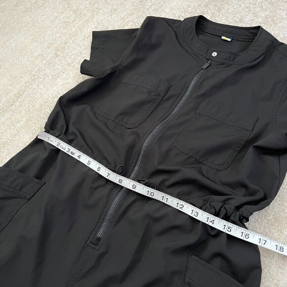 Old Navy Active StretchTech Short Sleeve Utility Black Jumpsuit S - Picture 8 of 10